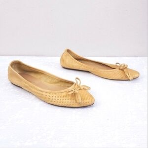 Chocolat Blu Perforated Ballet Flats Gabriella